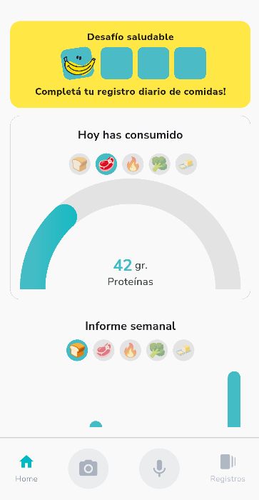 Reconocimiento de alimentos por IA a partir de una foto